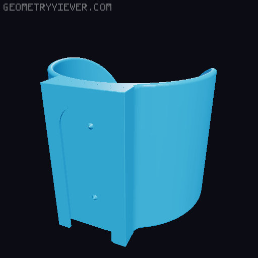 Multiboard flask holders in various sizes 3D model thumbnail