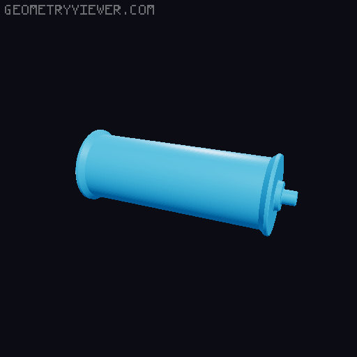 Spool Roller/Holder - Multiple Sizes & Modular Design 3D model thumbnail