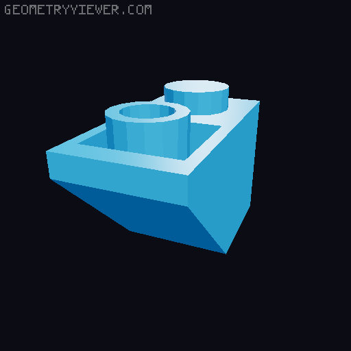 Lego Bricks 3D model thumbnail