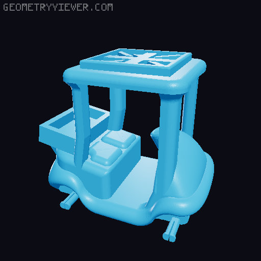 E3D Balloon Buggy 3D model thumbnail