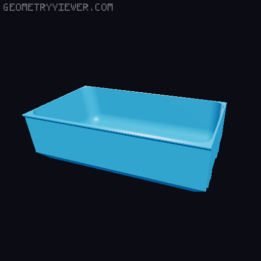 Modular Drawer Organizer Remix 3D model thumbnail