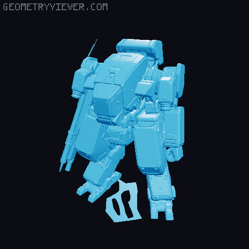 pANTHER MECH 3D model thumbnail