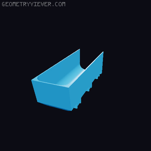 Modular Drawer Organizer Remix 3D model thumbnail
