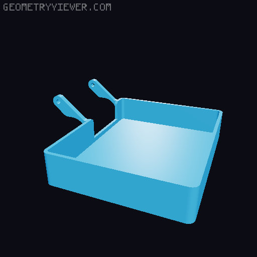 Fully-printed Dice Tower 3D model thumbnail