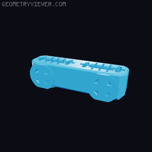 Multiboard USB + SD holder 3D model thumbnail