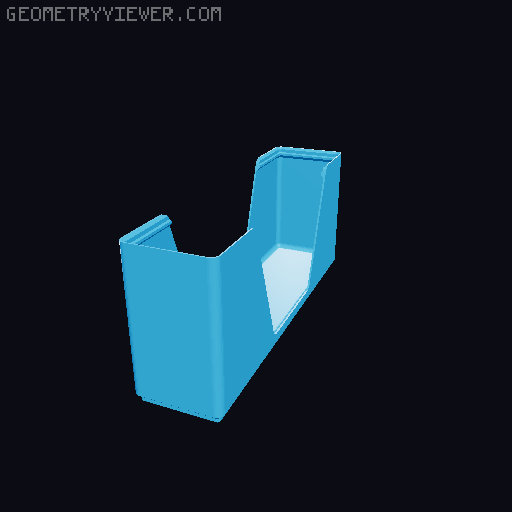 Gridfinity wall cutout collection 3D model thumbnail