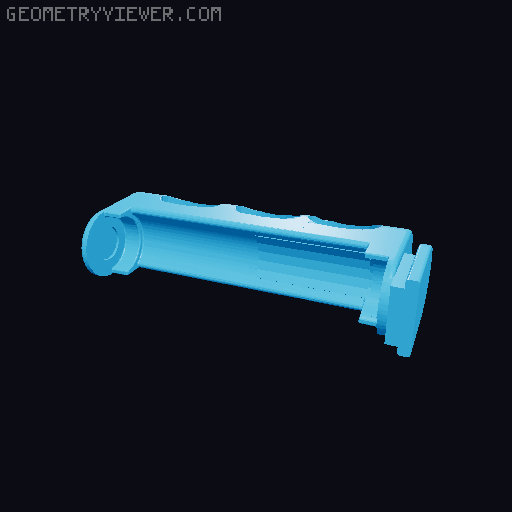 Anycubic Kobra 2 side mount filament holder 3D model thumbnail