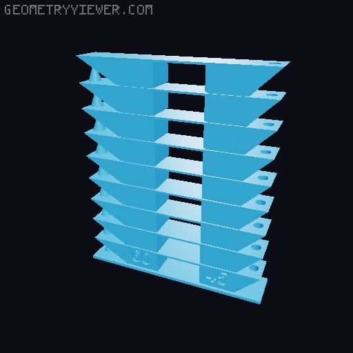 Temperature Tower ready gcodes (ABS, TPU, PLA, ASA, PETG,) 3D model thumbnail
