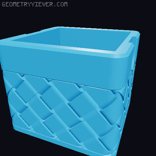 Akaki's Picnic Baskets - All pieces printed whole(Needs support) 3D model thumbnail
