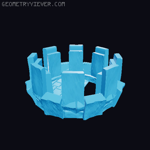 Modular Dice Tower 3D model thumbnail