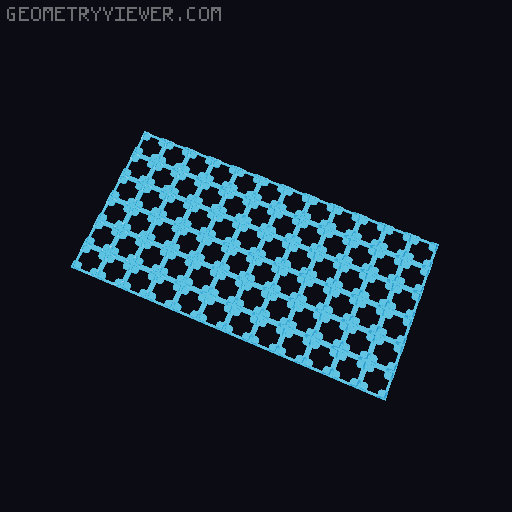 Thin Gridfinity Magnet Base - up to 12x12 3D model thumbnail