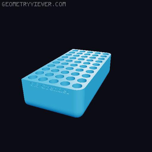 Modular 100rnd ammo box for 223/5.56, 9mm, and others. 3D model thumbnail