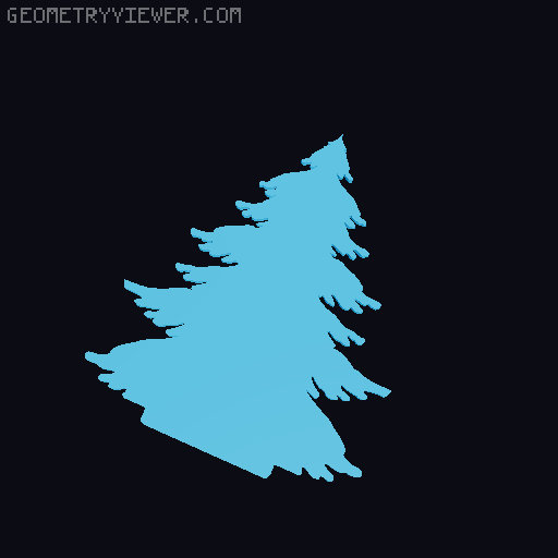 Christmas decoration 3D model thumbnail