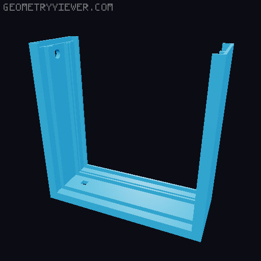 Minimalist Solder Fume Extractor with insert for smaller filters 3D model thumbnail