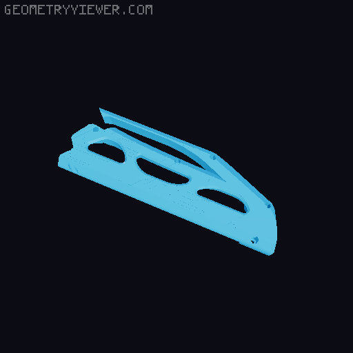 Ontos Carry Handle Thumbhole Stock Overhaul 3D model thumbnail