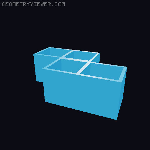 Remix of Tetris balance game, with box 3D model thumbnail