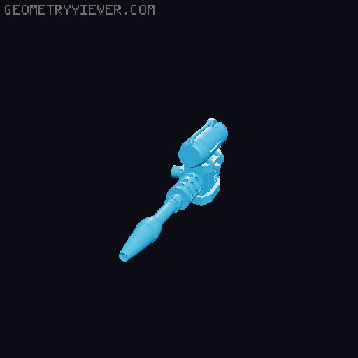 40mm attachments 3D model thumbnail
