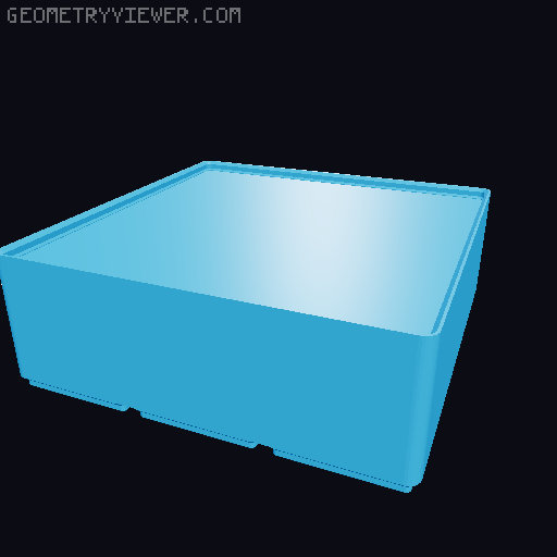 Filled-in Gridfinity Boxes (For Customization) 3D model thumbnail