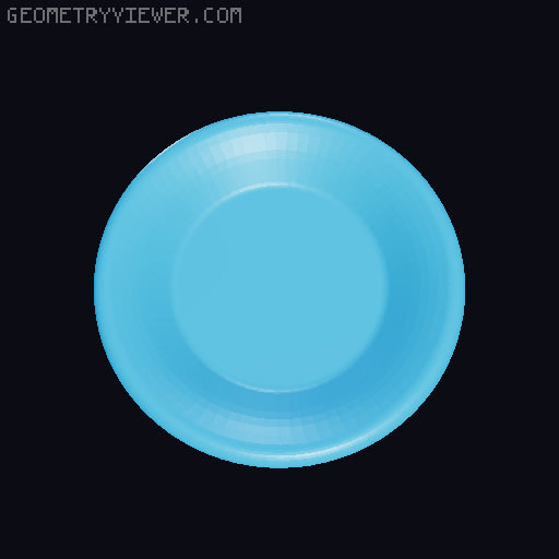 Plant Pot Drip Tray 3D model thumbnail