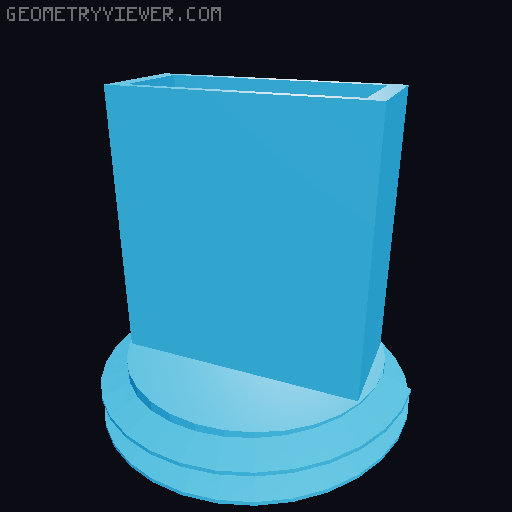 GOEWS Threaded insert shelf 3D model thumbnail
