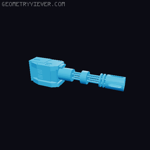 40mm attachments 3D model thumbnail