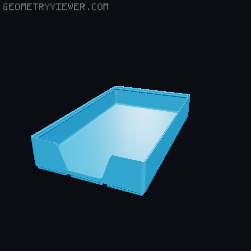 Gridfinity wall cutout collection 3D model thumbnail