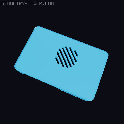 Remix of Raspberry Pi 5 Case Pineboards NVME 3D model thumbnail