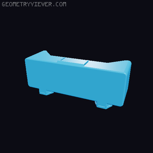 Storage box for Honeycomb storage wall - many sizes 3D model thumbnail