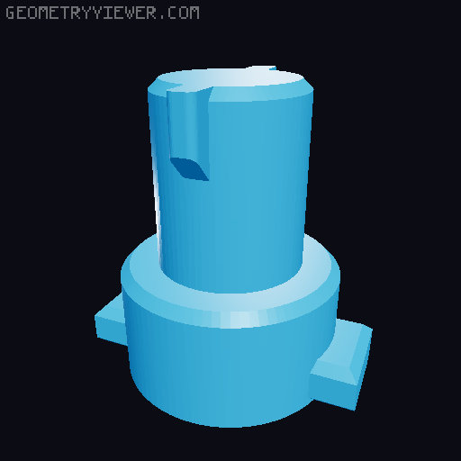 Fidget Clicking Knob 3D model thumbnail