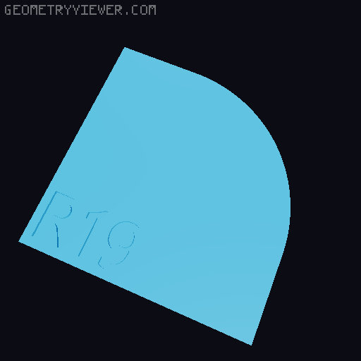 Radius Gauge - Convex & Concave 3D model thumbnail
