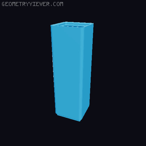 Gridfinity cups height 18 (130mm) collection 3D model thumbnail