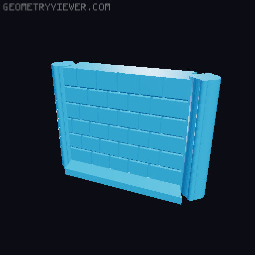 Snap Walls for D&D 3D model thumbnail