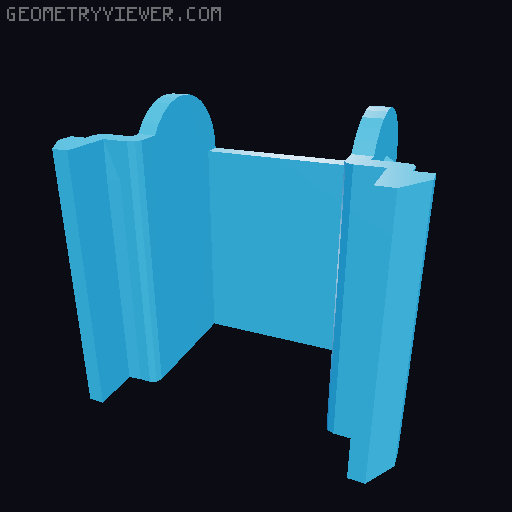 Ender 3 Cable Chain 3D model thumbnail