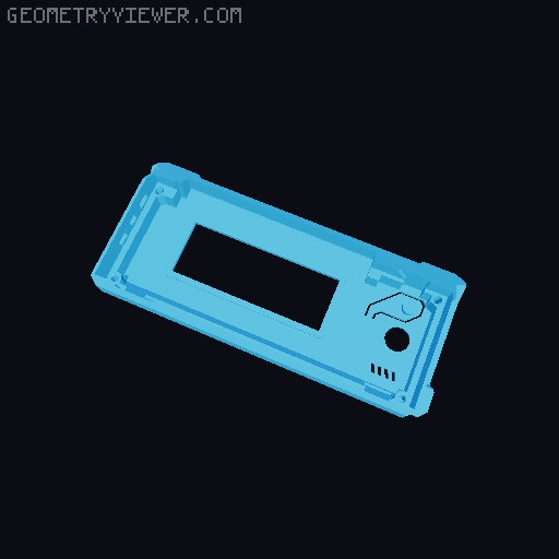 OLED Cover For The Bulletproof Wide Body | Prusa MK3 (s+) Body Kit | LDO OLED 3D model thumbnail