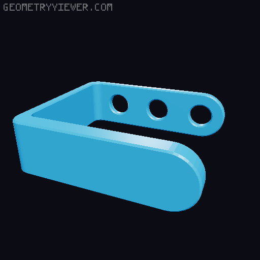 Toothbrush holder 3D model thumbnail