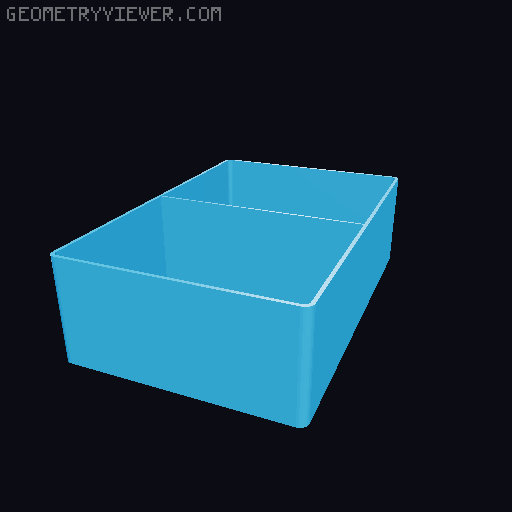 Organizer for rugged box 3D model thumbnail