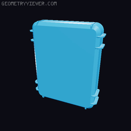 Tool box XXL 3D model thumbnail