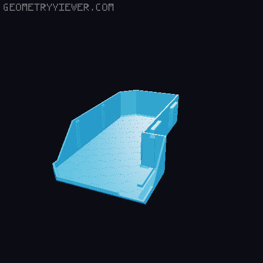 Mk3s+ Side Tray 3D model thumbnail