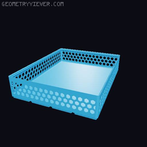 Gridfinity Hex Bins all sizes 3D model thumbnail