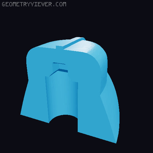 Darth Vader toilet paper holder - REMIX 3D model thumbnail