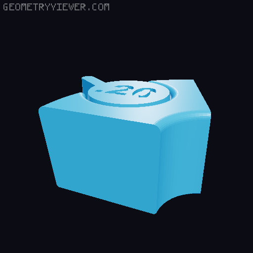 Flow cube and Tolerance ring 3D model thumbnail