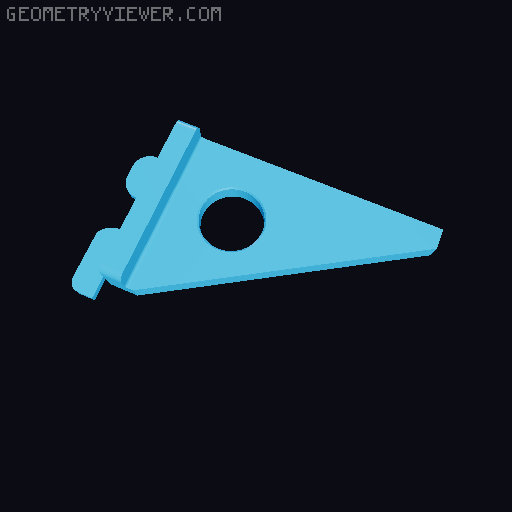 Vevor Pegboard DDD Wall Control Sidepieces 3D model thumbnail