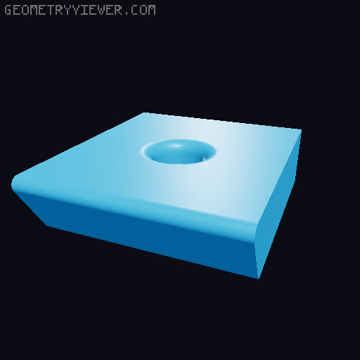 Sanding Block 3D model thumbnail