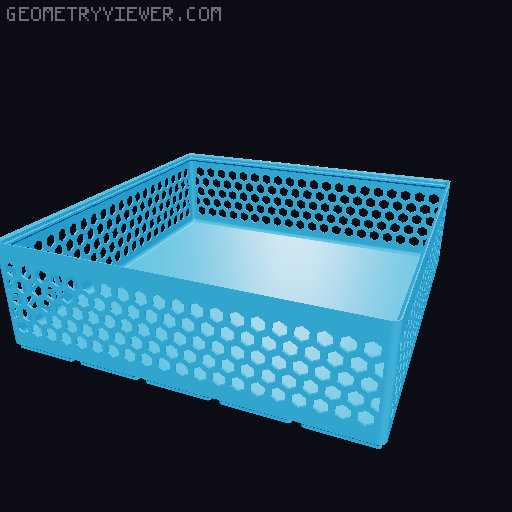 Gridfinity Hex Bins all sizes 3D model thumbnail