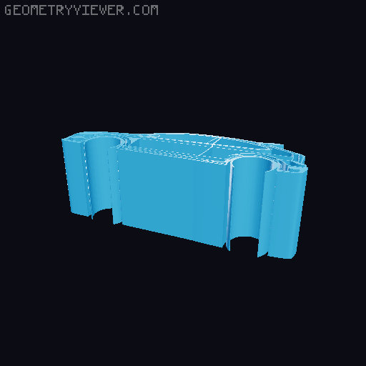 Car silhouettes! different models 3D model thumbnail
