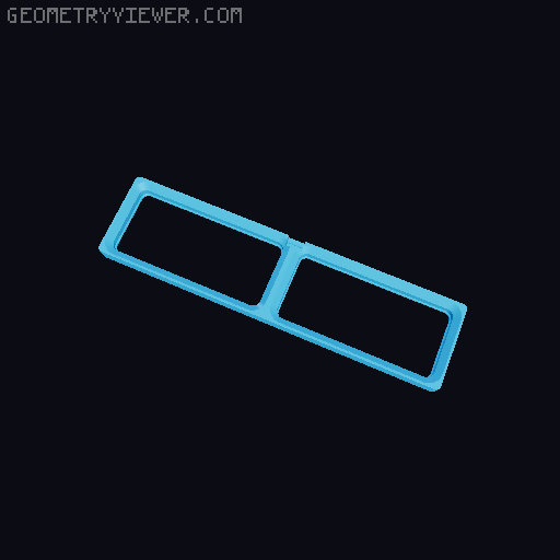 Gridfinity Clip Base - Half Grid Spacers 3D model thumbnail