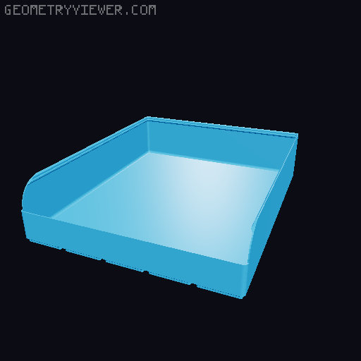 Gridfinity rouded bins collection all sizes 3D model thumbnail
