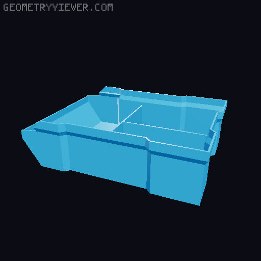 Stackable boxes 3D model thumbnail