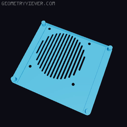 ODROID H4 Ultra Case Mod 3D model thumbnail