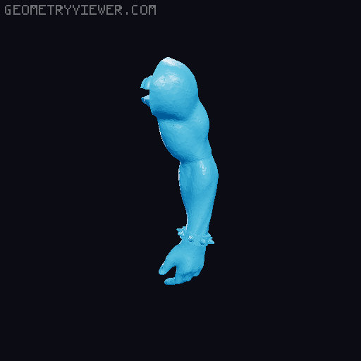 Malor action figure- Star Trek Lower Decks 3D model thumbnail